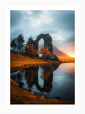 Sunset Over the Keep